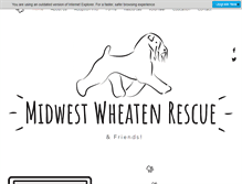 Tablet Screenshot of midwestwheatenrescue.org